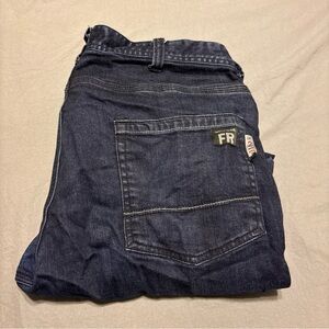 Wolverine fire resistant cat 2 Men's Deep Indigo Relaxed Jeans